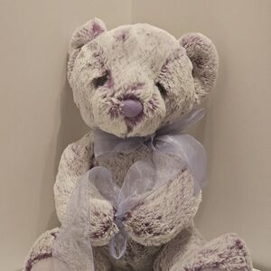 Aurora Mason Mother garden sitting purple Teddy Bear Plush Stuffed Animal Toy